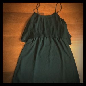 NWT, Mossimo Size M Black Dress w/Accordion Pleat